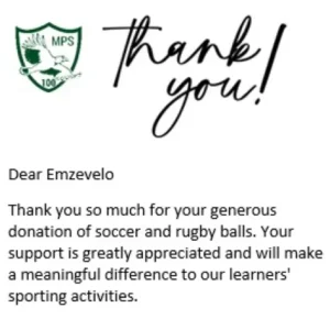 Our dedication to promoting sustainable practices shines through our fun quiz fundraiser for Ezemvelo KZN Wildlif